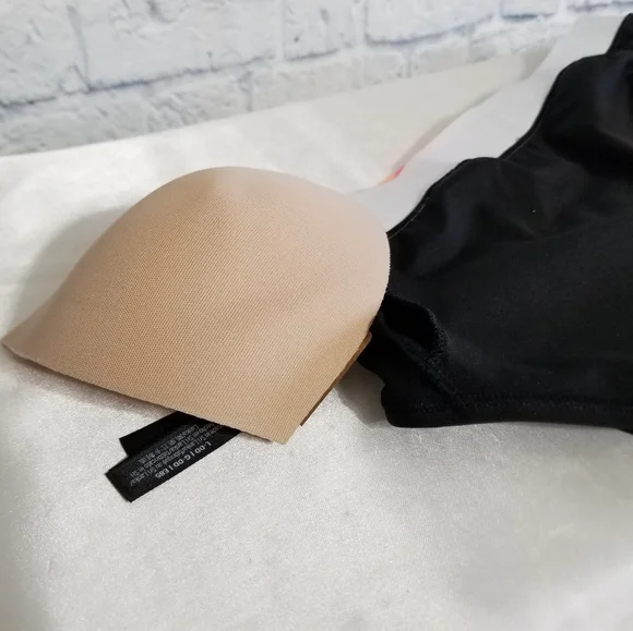 PINK Victoria's Secret Black Ultimate Sports Bra Strappy Bralette Logo New Large - Picture 10 of 16